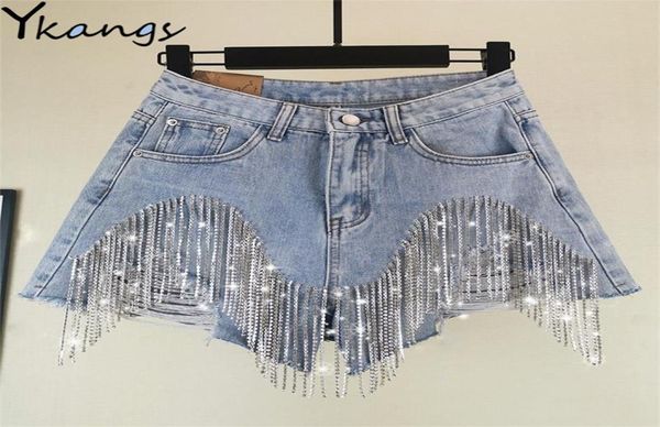 women luxurious tassel rhinestone fringed hole jeans shorts female high waist summer fashion designer wide leg denim shorts 2103042848572, White;black
women luxurious tassel rhinestone fringed hole jeans shorts female high waist summer fashion designer wide leg denim shorts 2103042848572, White;black