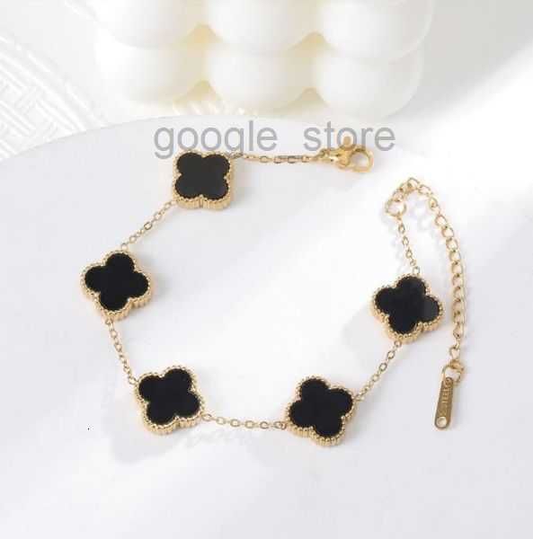 charm designer bracelet fashion vintage 5 motifs bracelets clover leaf necklace luxury design wedding jewelry van 4/four flower giftsrnmz, Golden;silver
charm designer bracelet fashion vintage 5 motifs bracelets clover leaf necklace luxury design wedding jewelry van 4/four flower giftsrnmz, Golden;silver