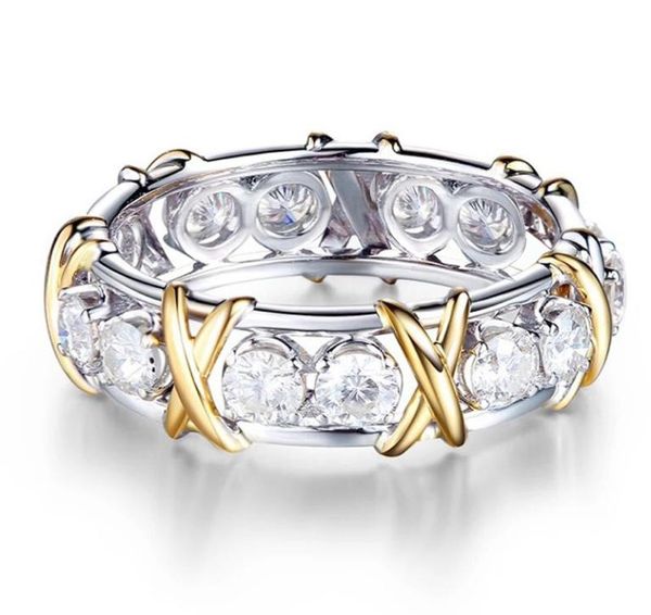 professional eternity diamonique cz simulated diamond 10kt whiteyellow gold filled wedding band cross ring size 6111007224, Slivery;golden
professional eternity diamonique cz simulated diamond 10kt whiteyellow gold filled wedding band cross ring size 6111007224, Slivery;golden