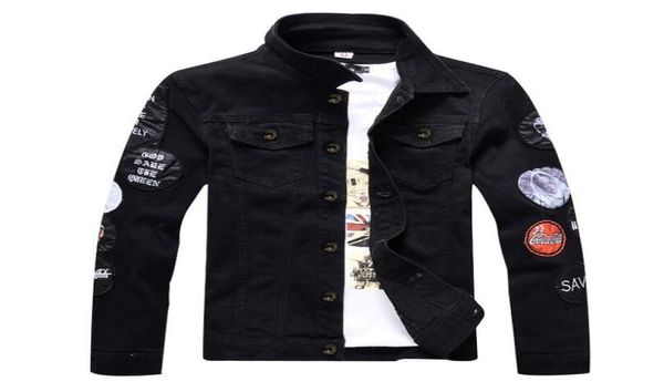 men ripped blue denim jackets coat fashion designer embroidery hip hop streetwear cowboy coat motorcycle biker jeans outerw8815959, Black;brown
men ripped blue denim jackets coat fashion designer embroidery hip hop streetwear cowboy coat motorcycle biker jeans outerw8815959, Black;brown