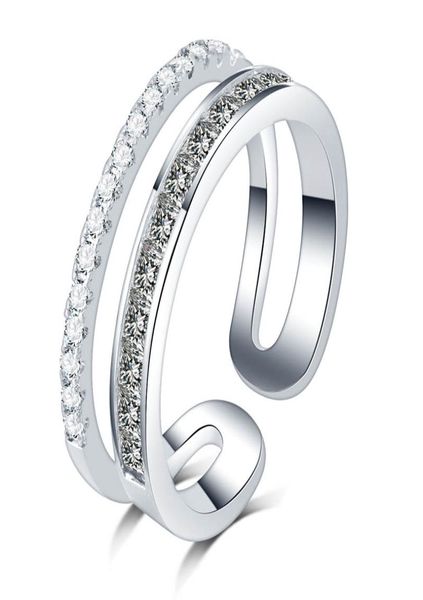 twin row crystal zirconia open style fashion woman finger ring rose gold color christmas gifts whole accessories 18krgp stamp6427901, Silver
twin row crystal zirconia open style fashion woman finger ring rose gold color christmas gifts whole accessories 18krgp stamp6427901, Silver