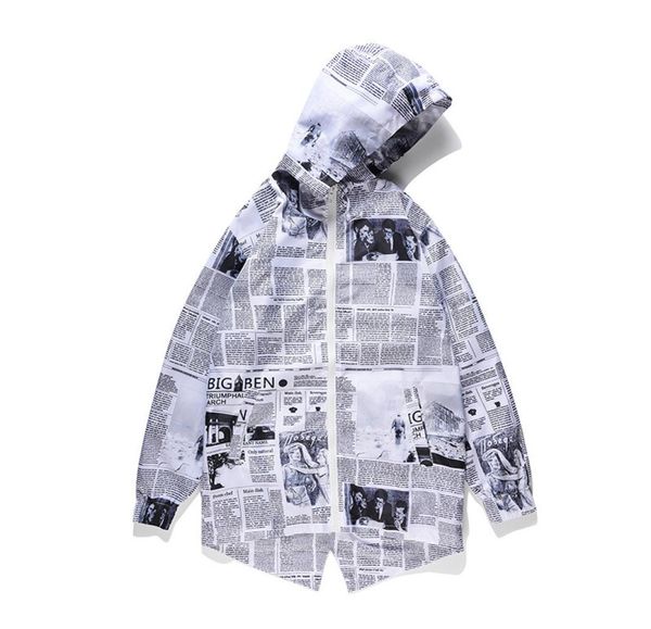 fashionmens hooded coats english newspaper printing easy long fund waterproof windbreaker mens womens streetwear loose jackets5745553, Tan;black
fashionmens hooded coats english newspaper printing easy long fund waterproof windbreaker mens womens streetwear loose jackets5745553, Tan;black