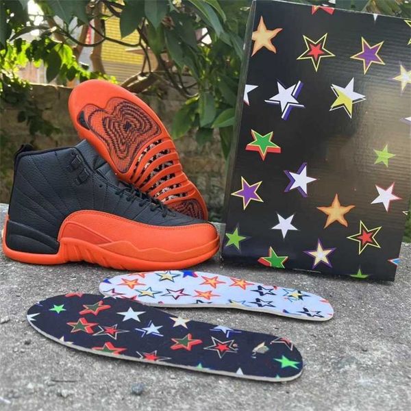12s brilliant orange basketball shoes 12 black taix hyper royal playoffs twist dark concord reverse flu game french blue mens sneakers train
12s brilliant orange basketball shoes 12 black taix hyper royal playoffs twist dark concord reverse flu game french blue mens sneakers train