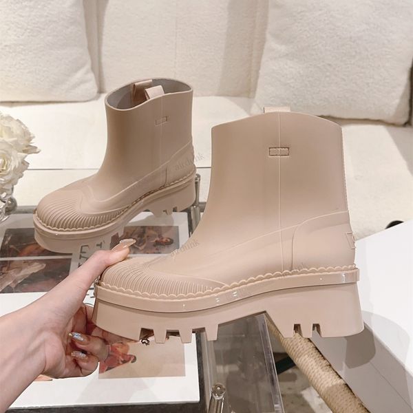 raina rain boot designer shoe women rubber booties foam embossed ankle boots platform thick bottom non-slip tpu rainboots size 35-41, Black
raina rain boot designer shoe women rubber booties foam embossed ankle boots platform thick bottom non-slip tpu rainboots size 35-41, Black