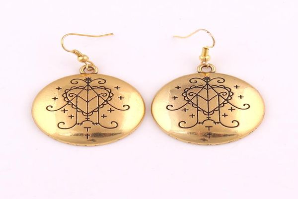 silver gold color ezili freda vodou veve pendant loa lwa haitian abundance love spirit amulet charm earring7365977, Golden
silver gold color ezili freda vodou veve pendant loa lwa haitian abundance love spirit amulet charm earring7365977, Golden