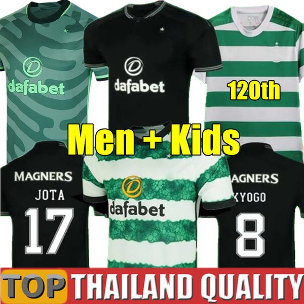 23 24 kyogo celtics jota soccer jerseys 120 years ajeti mcgregor 2023 turnbull starfelt football shirt set 120th fans player version men kid, Black;yellow
23 24 kyogo celtics jota soccer jerseys 120 years ajeti mcgregor 2023 turnbull starfelt football shirt set 120th fans player version men kid, Black;yellow