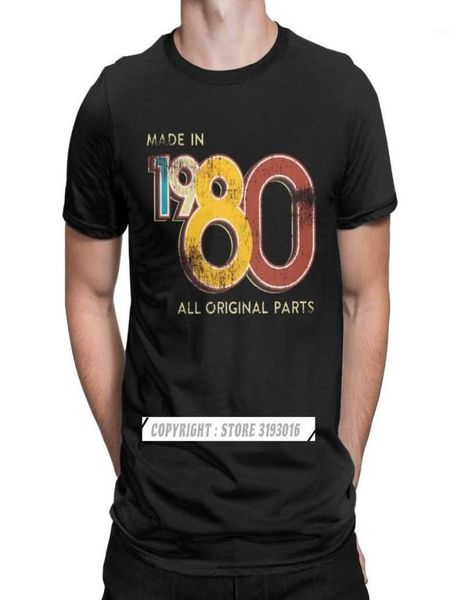 men039s tshirts made in 1980 40th birthday t shirt father clothing vintage tshirts pure cotton retro unique harajuku 3d shirtm8757038, White;black
men039s tshirts made in 1980 40th birthday t shirt father clothing vintage tshirts pure cotton retro unique harajuku 3d shirtm8757038, White;black