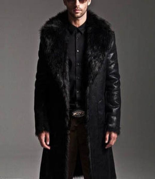 plus size 7xl 2020 winter warm faux leather jackets men punk parka long double sieded overcoats men fur coat outwear3377553, Black
plus size 7xl 2020 winter warm faux leather jackets men punk parka long double sieded overcoats men fur coat outwear3377553, Black