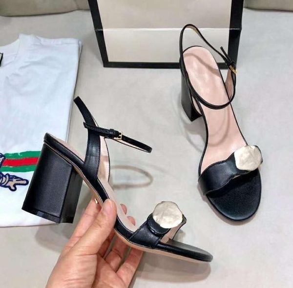 classic high heeled sandals party fashion 100% leather women work shoe designer heels 7cm lady metal belt buckle thick heel woman shoes, Black
classic high heeled sandals party fashion 100% leather women work shoe designer heels 7cm lady metal belt buckle thick heel woman shoes, Black