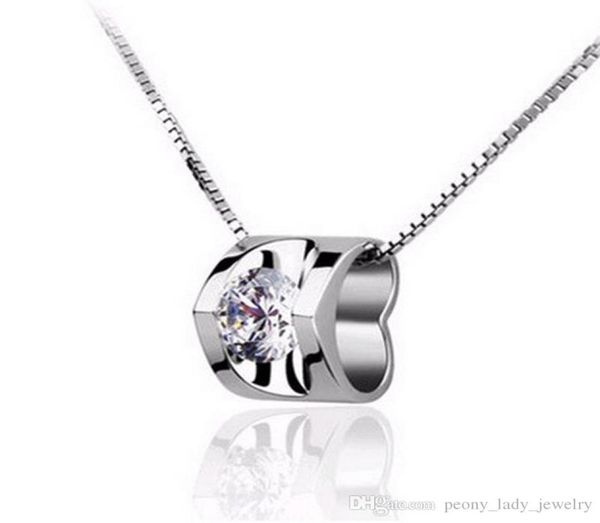 925 sterling silver crystal jewelry pendant statement necklaces vintage wedding double clear heart new arrival charms1632408
925 sterling silver crystal jewelry pendant statement necklaces vintage wedding double clear heart new arrival charms1632408