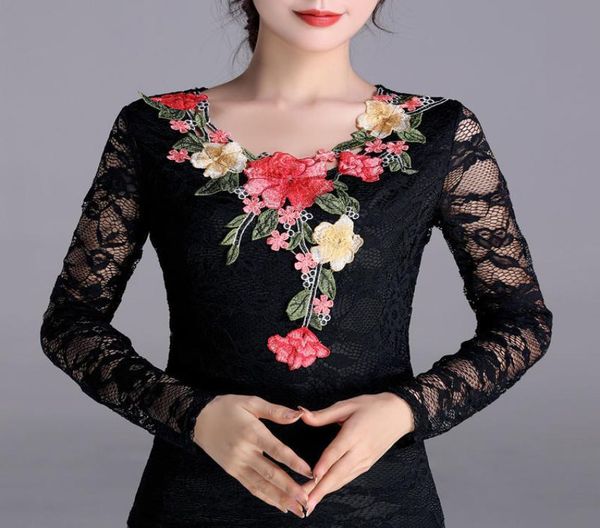 women039s blouses shirts black lace blouse long sleeve plus size women shirt elegant embroidery hollow out slim autumn 1301316, White
women039s blouses shirts black lace blouse long sleeve plus size women shirt elegant embroidery hollow out slim autumn 1301316, White