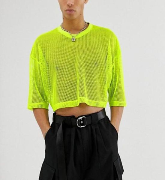 fashion men mesh t shirt transparent o neck short sleeve solid casual crop 2020 streetwear breathable mens tshirts incerun4974966, White;black
fashion men mesh t shirt transparent o neck short sleeve solid casual crop 2020 streetwear breathable mens tshirts incerun4974966, White;black