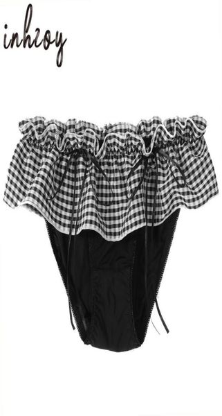 underpants sissy male gay underwear men039s panties ruffle lace plaid print thongs tback low waist bowknot lingerie7010853, Black;white
underpants sissy male gay underwear men039s panties ruffle lace plaid print thongs tback low waist bowknot lingerie7010853, Black;white