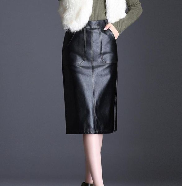 skirts 2021 fall winter women pencil skirt with pocekt waist pu leather m7xl female midlong5875444, Black
skirts 2021 fall winter women pencil skirt with pocekt waist pu leather m7xl female midlong5875444, Black