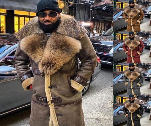 men039s jackets 2021 fashion retro fur lapel thick warm wool coat artificial leather winter sheepskin7086707, Black;brown
men039s jackets 2021 fashion retro fur lapel thick warm wool coat artificial leather winter sheepskin7086707, Black;brown