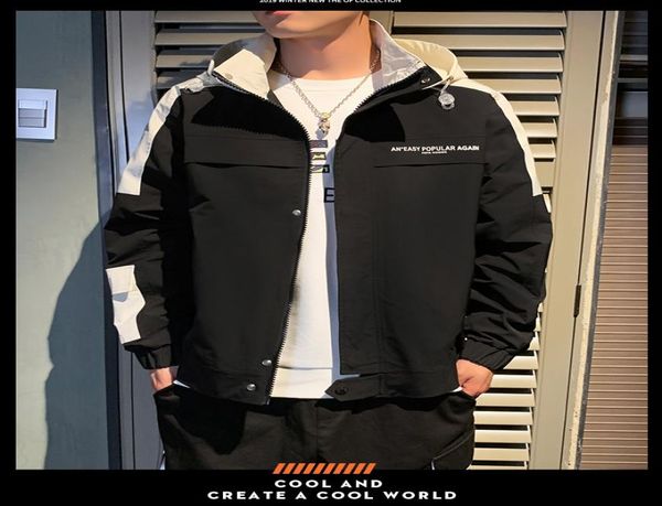 men casual jackets autumn and winter youth fit work clothes hooded jacket mens coat trend street fashion3514153, Black;brown
men casual jackets autumn and winter youth fit work clothes hooded jacket mens coat trend street fashion3514153, Black;brown