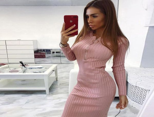 spring autumn clothing women knitted dress bodycon dresses long sleeved zipper design pencil dress9888770, Black;gray
spring autumn clothing women knitted dress bodycon dresses long sleeved zipper design pencil dress9888770, Black;gray