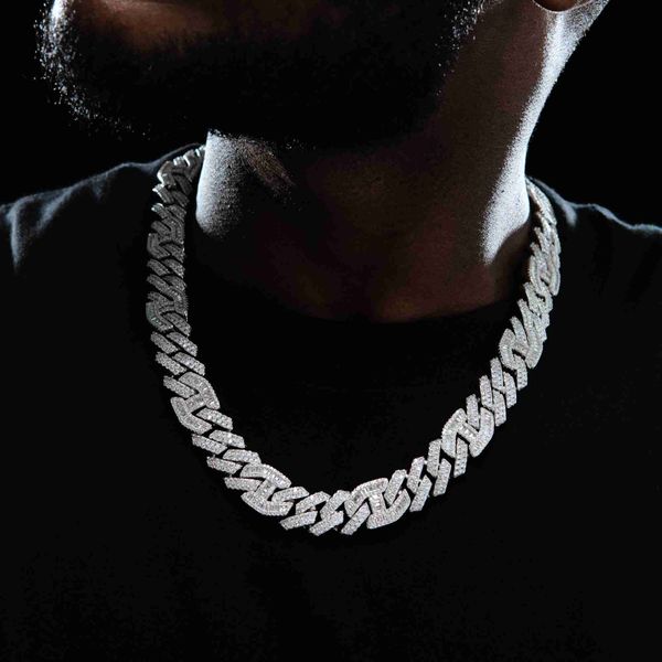 hight quality custom 15mm cuban link chain moissanite vvs d color hip hop necklace, Silver
hight quality custom 15mm cuban link chain moissanite vvs d color hip hop necklace, Silver