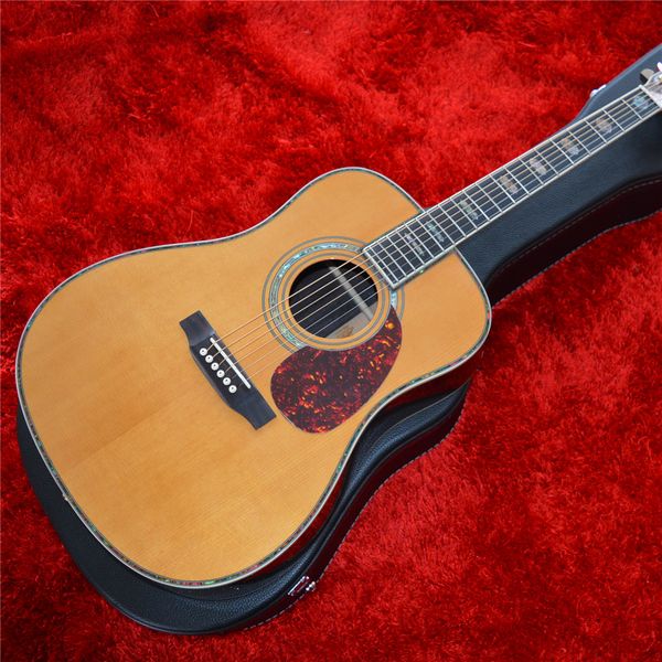41 inches solid cedar d type acoustic guitar abalone rosewood back and sides guitarra
41 inches solid cedar d type acoustic guitar abalone rosewood back and sides guitarra
