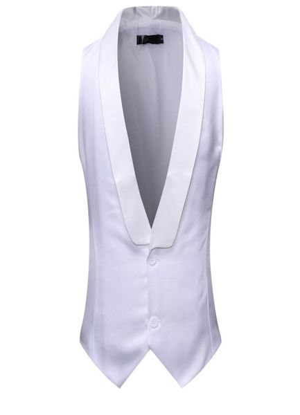 white shawl collar suit vest men 2020 brand new slim fit sleeveless vest waistcoat men party wedding tuxedo gilet costume homme lj1320338, Black;white
white shawl collar suit vest men 2020 brand new slim fit sleeveless vest waistcoat men party wedding tuxedo gilet costume homme lj1320338, Black;white