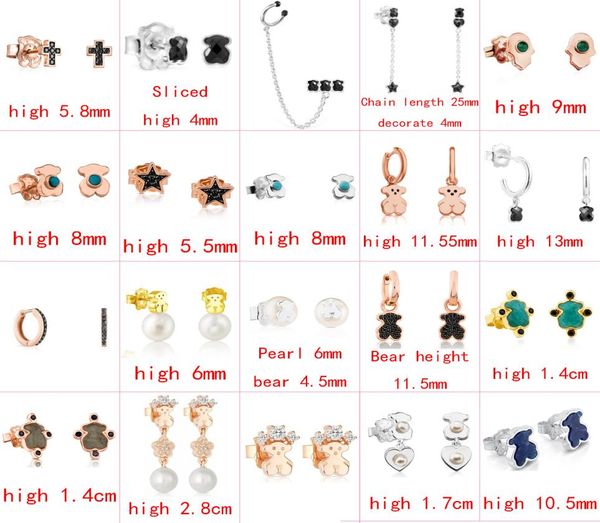 2021 new style 100 925 sterling silver bear fashion and elegant ladies pin earrings pierced jewelry manufacturer direct s6135552, Golden;silver
2021 new style 100 925 sterling silver bear fashion and elegant ladies pin earrings pierced jewelry manufacturer direct s6135552, Golden;silver