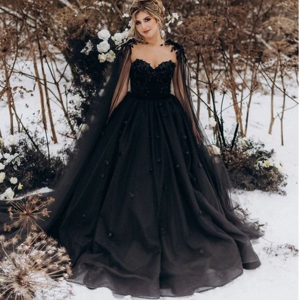 maternity gothic black ball gown wedding dresses with long wraps vintage lace appliqued plus size vestidos de novia bridal reception gowns, White
maternity gothic black ball gown wedding dresses with long wraps vintage lace appliqued plus size vestidos de novia bridal reception gowns, White