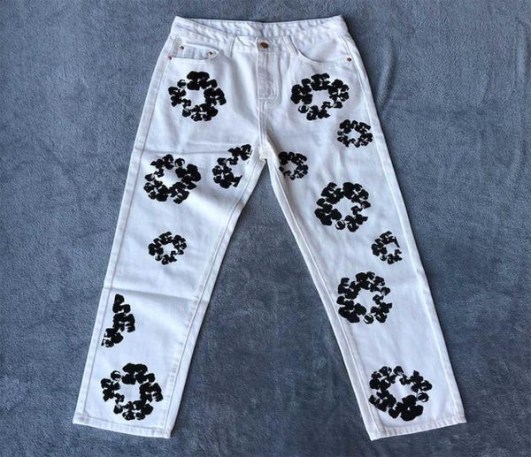 men039s jeans european and american denim tears white flower washing loose straight tube rest jeans for men and women lovers5546790, Blue
men039s jeans european and american denim tears white flower washing loose straight tube rest jeans for men and women lovers5546790, Blue