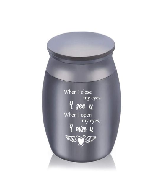 30x40mm for ashes humanpet aluminum alloy cremation ashes urn angel wings mini memorial funeral jarwhen i close my eyes i miss y1383548, Silver
30x40mm for ashes humanpet aluminum alloy cremation ashes urn angel wings mini memorial funeral jarwhen i close my eyes i miss y1383548, Silver