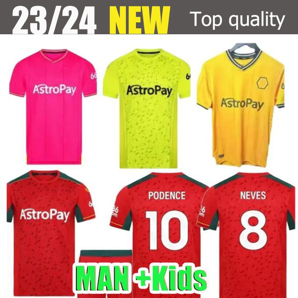 wolves 23 24 home soccer jerseys raul semedo neto neves trincao wanderers j otto podence gibbs hee chan wolverhampton 23 24 football shirts, Black;yellow
wolves 23 24 home soccer jerseys raul semedo neto neves trincao wanderers j otto podence gibbs hee chan wolverhampton 23 24 football shirts, Black;yellow
