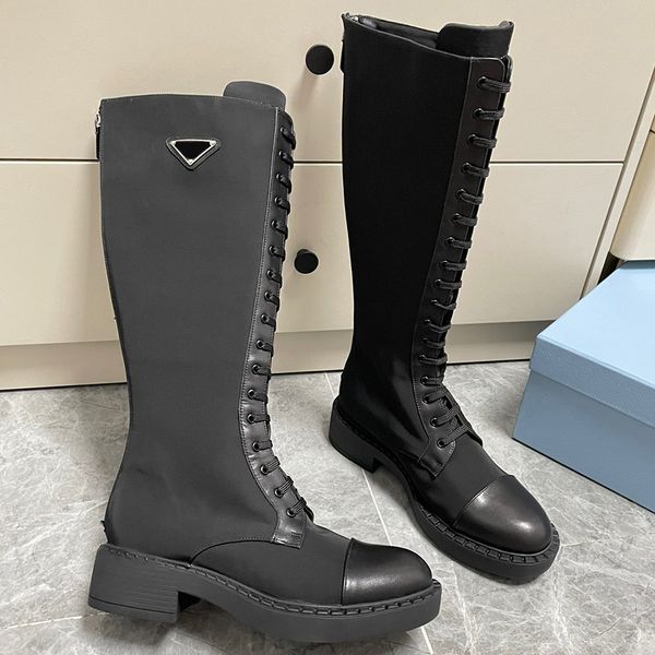 brushed leather and re nylon boots black 1w906m leather lining triangle logo zipper closure womens designer boots knee boots fashion boots m
brushed leather and re nylon boots black 1w906m leather lining triangle logo zipper closure womens designer boots knee boots fashion boots m