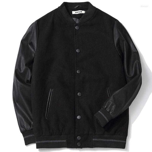 men's jackets school team uniform men black leather sleeves baseball varsity jacket college letterman coat plus size 5xl 6xl, Black;brown
men's jackets school team uniform men black leather sleeves baseball varsity jacket college letterman coat plus size 5xl 6xl, Black;brown