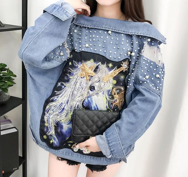 womens 2020 luxury designer clothes women autumn fashion print denim jacket vintage long sleeve slim female jean coats casual girl9462050, Black;brown
womens 2020 luxury designer clothes women autumn fashion print denim jacket vintage long sleeve slim female jean coats casual girl9462050, Black;brown