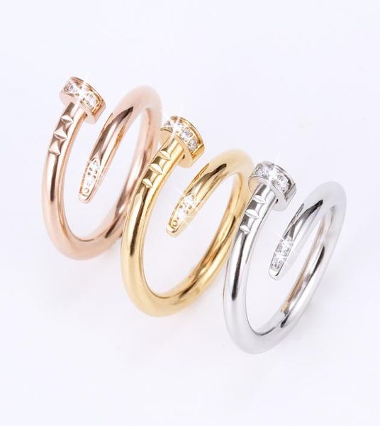 titanium steel nail ring european and american fashion love rings couple jewelry gold and silver rose optional size 5116480781
titanium steel nail ring european and american fashion love rings couple jewelry gold and silver rose optional size 5116480781