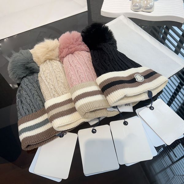 autumn and winter woolen knitted warm women's designer beanie hat outdoor vacation travel stripe letter embroidery bonnet, Blue;gray
autumn and winter woolen knitted warm women's designer beanie hat outdoor vacation travel stripe letter embroidery bonnet, Blue;gray
