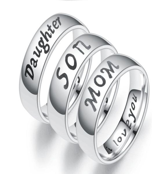 engraving text love mom dad son daughter stainless steel ring couple rings for women and men family couples jewelry2320959, Silver
engraving text love mom dad son daughter stainless steel ring couple rings for women and men family couples jewelry2320959, Silver