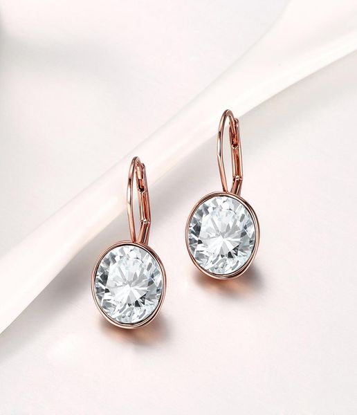 dange earrings new white bella for women crystal from rovski fashion round earrings wedding jewelry gift4373097, Silver
dange earrings new white bella for women crystal from rovski fashion round earrings wedding jewelry gift4373097, Silver