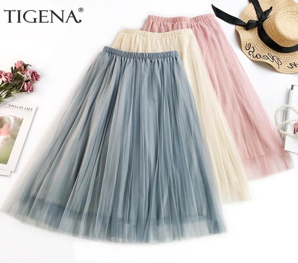 tigena basic midi long tulle skirt women 2019 summer korean fashion aline high waist pleated skirt female pink tutu sun skirt y199214539, Black
tigena basic midi long tulle skirt women 2019 summer korean fashion aline high waist pleated skirt female pink tutu sun skirt y199214539, Black