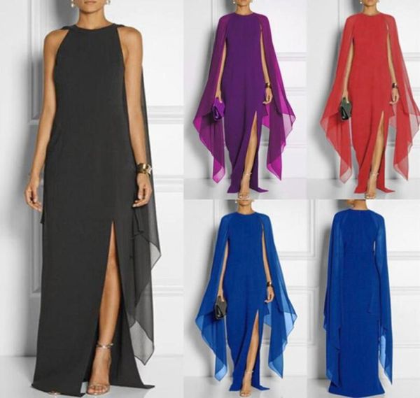 women039s fashion onepiece dress front slit irregular edge cape chiffon shawl long sleeve queen fan style slim3680285, Black;gray
women039s fashion onepiece dress front slit irregular edge cape chiffon shawl long sleeve queen fan style slim3680285, Black;gray