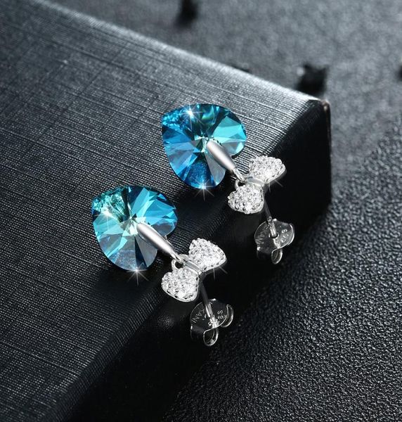 wholesale-s925 sterling silver bow heart-shaped earnail female blue crystal earrings from rovski element women stud 801140, Golden;silver
wholesale-s925 sterling silver bow heart-shaped earnail female blue crystal earrings from rovski element women stud 801140, Golden;silver