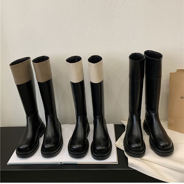 woman knee-high boots fashion zipper leather square heel knight booties trend women's long boots for girls shoes, Black
woman knee-high boots fashion zipper leather square heel knight booties trend women's long boots for girls shoes, Black