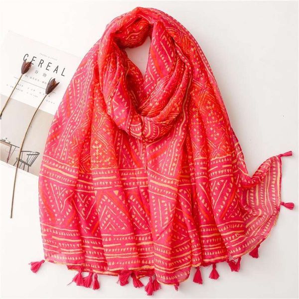 yitao scarf bohemian national style travel sunblock shawl balinese cotton linen hand red geometric, Blue;gray
yitao scarf bohemian national style travel sunblock shawl balinese cotton linen hand red geometric, Blue;gray
