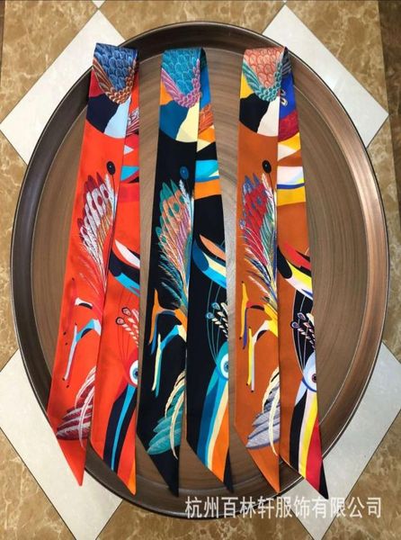 scarves french h family parrot small ribbon lady silk rectangular scarf headband9909882, Blue;black
scarves french h family parrot small ribbon lady silk rectangular scarf headband9909882, Blue;black