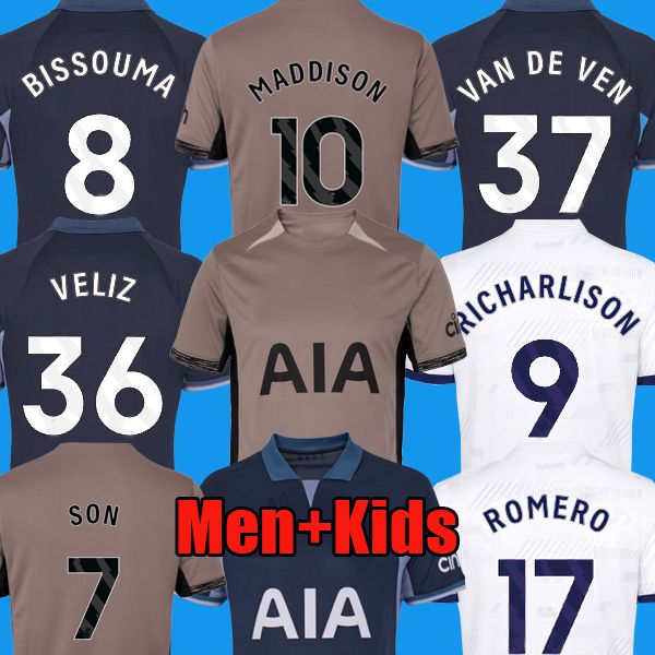 23 24 kane son bergwijn retro soccer jerseys hojbjerg kulusevski away 2023 2024 lucas dele third 3rd football kit shirt bryan men kids sets, Black;yellow
23 24 kane son bergwijn retro soccer jerseys hojbjerg kulusevski away 2023 2024 lucas dele third 3rd football kit shirt bryan men kids sets, Black;yellow