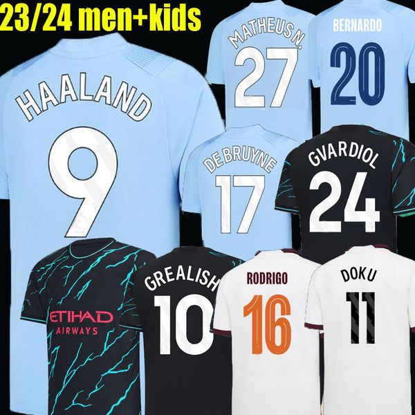 23 24 haaland soccer jerseys kovacic matheus n. doku gvardiol rodrigo grealish mans cities fans player de bruyne foden 2023 2024 3rd footbal, Black;yellow
23 24 haaland soccer jerseys kovacic matheus n. doku gvardiol rodrigo grealish mans cities fans player de bruyne foden 2023 2024 3rd footbal, Black;yellow