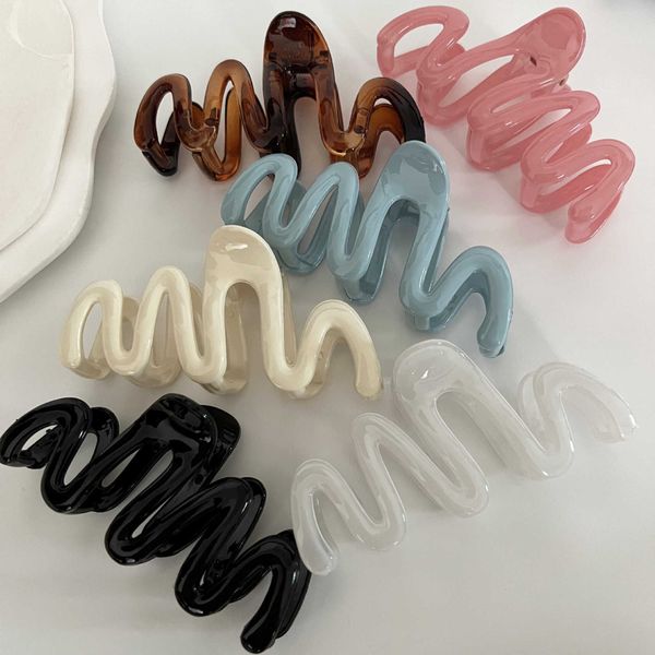 scheme niche design wave grip clip back spoon hair grip plate hair clip shark clip hair accessory, Slivery;white
scheme niche design wave grip clip back spoon hair grip plate hair clip shark clip hair accessory, Slivery;white