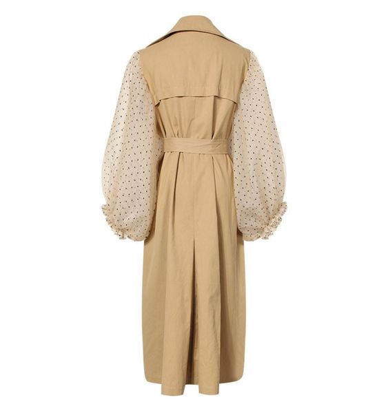 getsring women trench coat khaki cotton windbreakers lantern sleeve spliced double breasted coat lace up slim long overcoat7756241, Tan;black
getsring women trench coat khaki cotton windbreakers lantern sleeve spliced double breasted coat lace up slim long overcoat7756241, Tan;black
