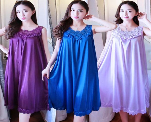 can be worn within 210 kg pajamas women summer ice silk nightdress fat mm loose large size lace sling nightdress1201748, Black;red
can be worn within 210 kg pajamas women summer ice silk nightdress fat mm loose large size lace sling nightdress1201748, Black;red
