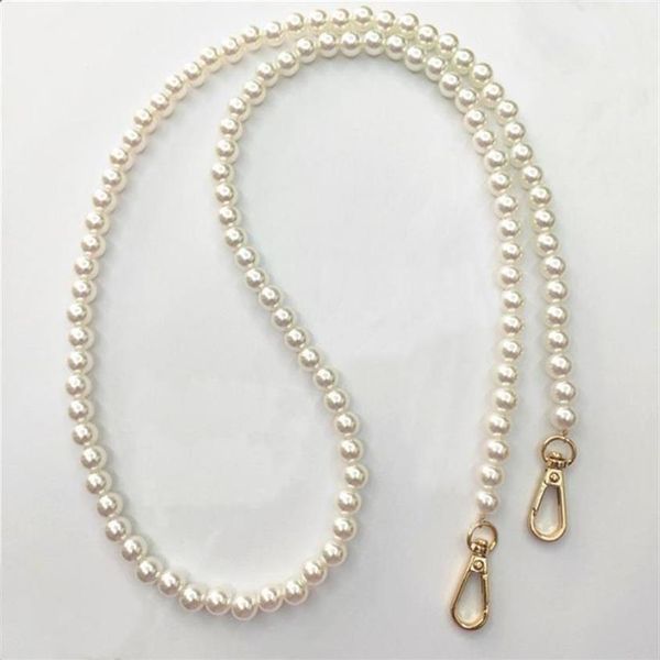 brand pearl strap for bags handbag accessories purse belt handles cute bead chain tote women parts gold clasp bag &264j227t, Black
brand pearl strap for bags handbag accessories purse belt handles cute bead chain tote women parts gold clasp bag &264j227t, Black
