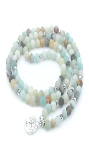 in stock 6mm frosted amazonite bracelet prayer beads tree life charm bracelet 108 amazonite mala beads bracelet for women energy1095605, Black
in stock 6mm frosted amazonite bracelet prayer beads tree life charm bracelet 108 amazonite mala beads bracelet for women energy1095605, Black