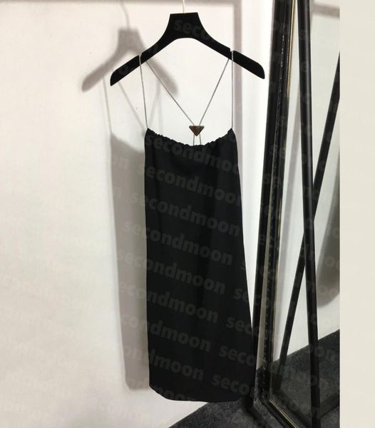 women chain sling dress backless party dresses summer breathable casual dress sleeveless fashion skirt6659005, Black;gray 
women chain sling dress backless party dresses summer breathable casual dress sleeveless fashion skirt6659005, Black;gray